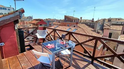 Balcone o terrazza di Ca' Marcello Terrace city 511 Altana Venice WIFI