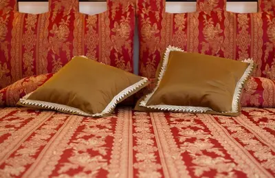 Letto o letti in una camera di Ca Palazzo