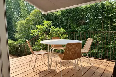 Balcone o terrazza di STUDIO 14 - apt design con terrazza sul fiume - 2 biciclette incluse - vicino al centro