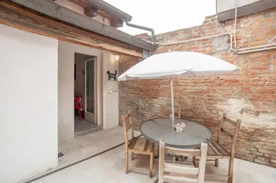 Patio o area all'aperto di Ca' de la Gondola, Murano