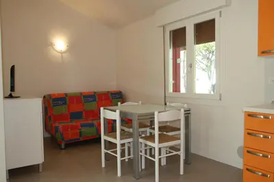 Area soggiorno di Villaggio Solveig Family Apartments