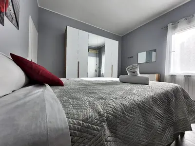 Letto o letti in una camera di Alloggio M&M