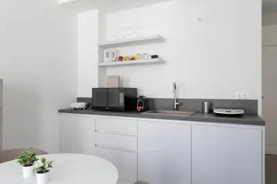 Cucina o angolo cottura di Residenza SubitoSanto - Appartamento 1A Ruzzante