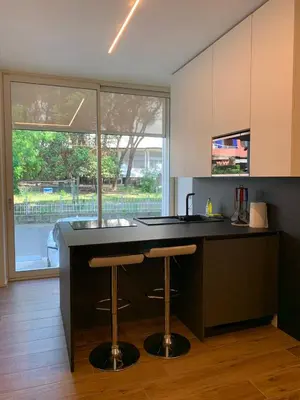 Cucina o angolo cottura di [Riviera Apartments] Near the beach + Parking