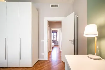 Letto o letti in una camera di San Michele Modern Apartment - con balcone!