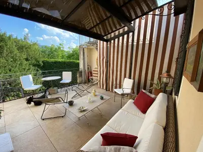 Area soggiorno di Lodge Villa Maria