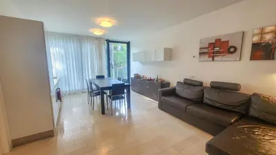 Area soggiorno di Merville family apartment