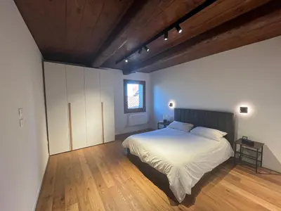 Letto o letti in una camera di Cae sconta Sant'Agostin