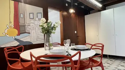 Area soggiorno di Residence Romantic Grand Canal
