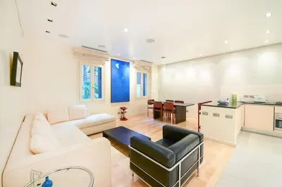 Area soggiorno di Ca' Santa Eufemia, cozy and classy, sleep 4