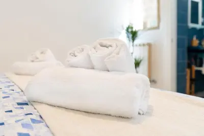Letto o letti in una camera di Funzionale e riservato