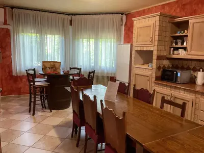 Cucina o angolo cottura di Villa tre Cai, vicina al mare e a Jesolo