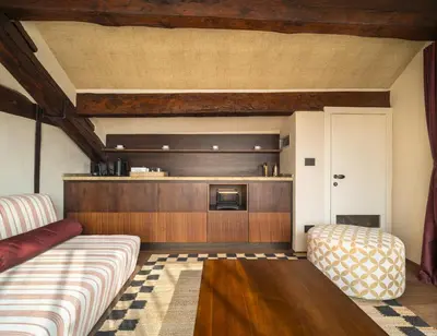 Cucina o angolo cottura di Palazzo dell'albero d'Oro