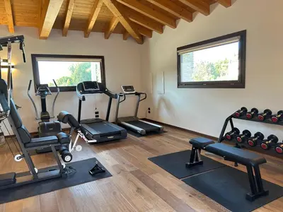 Palestra o centro fitness di Ca' Barbieri San Dona'- Calm and Comfort in the Veneto countryside