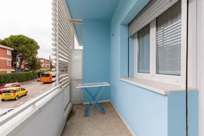 Balcone o terrazza di FREE PARK Hapton house Trento 19 1 Mestre Easy to Venice