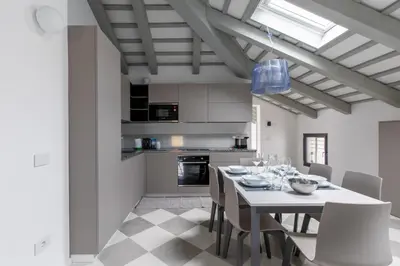 Cucina o angolo cottura di Corte alle mura - Mansarda lux