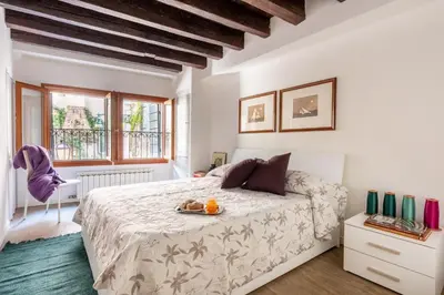 Letto o letti in una camera di Ca' dei Zogatoli