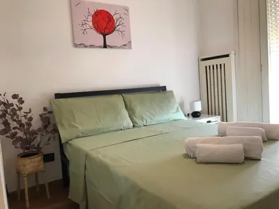 Letto o letti in una camera di Casa Denise