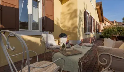 Area soggiorno di Nina Guest House