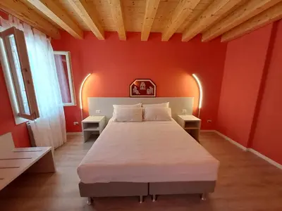 Letto o letti in una camera di Ca Jole