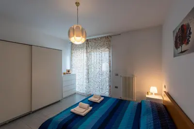 Letto o letti in una camera di Casa Lucy