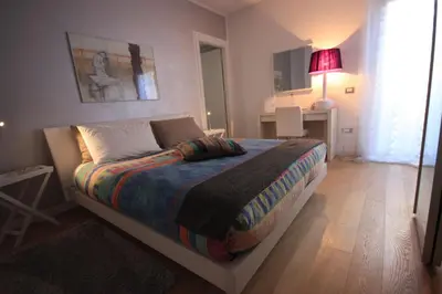 Letto o letti in una camera di La Lanterna