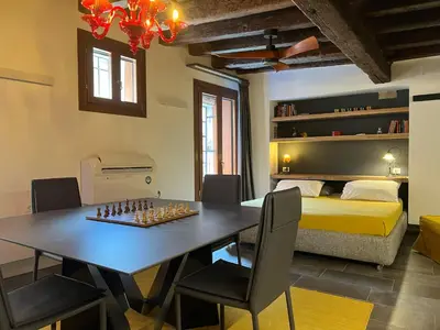 Letto o letti in una camera di Ca'Zanon