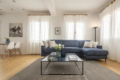 Area soggiorno di Santa Croce Design Apartment R&R