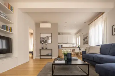 Area soggiorno di Santa Croce Design Apartment R&R