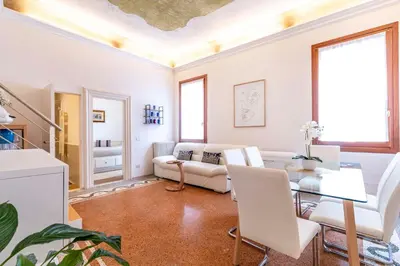 Area soggiorno di Ca' Pestrin Suite House - San Marco Square