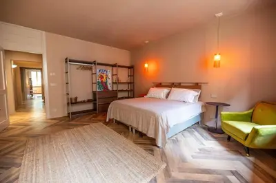 Letto o letti in una camera di Numero Tredici
