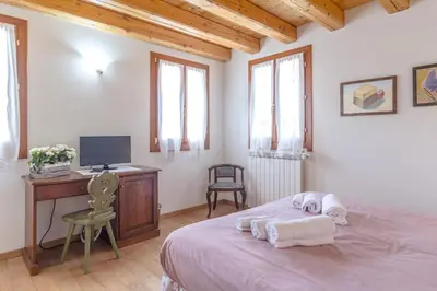Letto o letti in una camera di Casolare La Quercia