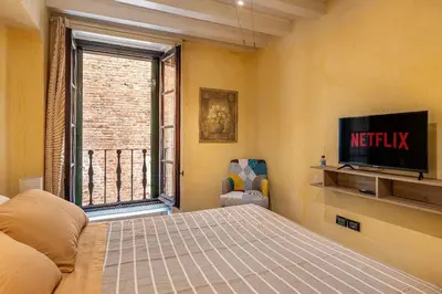 TV o dispositivi per l'intrattenimento presso Suite Palladio Centro Vicenza A 2 Passi da Piazza dei Signori Check-in Veloce