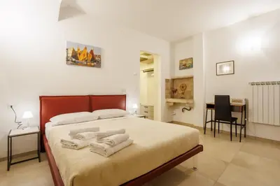 Letto o letti in una camera di Casa Nostrana