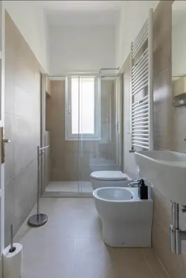Bagno di Spacious House Venice Lido near ferry and the sea