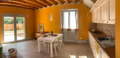 Cucina o angolo cottura di Le Casette di Olga -Space for Nature and Sport Lovers-