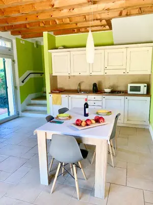 Cucina o angolo cottura di Le Casette di Olga -Space for Nature and Sport Lovers-