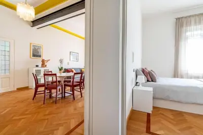 Letto o letti in una camera di enJoy Home - Villa Appiani, Prato della Valle