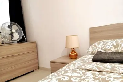 Letto o letti in una camera di Ruga Giuffa