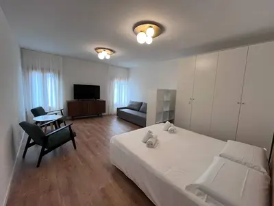 Letto o letti in una camera di Residenza Urania