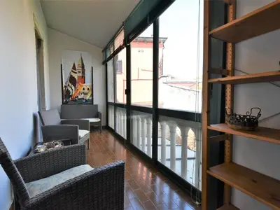 Area soggiorno di Apartment Valier by Interhome