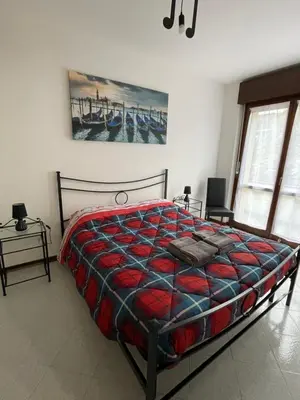 Letto o letti in una camera di House of music near venice