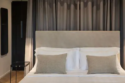 Letto o letti in una camera di Palazzina RIVA