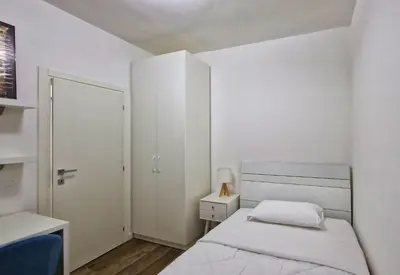 Letto o letti in una camera di Ca' Fontego