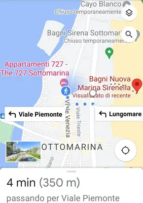 Planimetria di The 727 Sottomarina