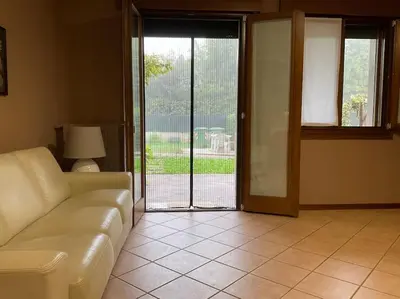 Area soggiorno di Appartamento incantevole per visitare Padova