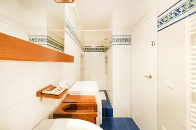 Letto o letti in una camera di Santa Margherita, casa accogliente e confortevole