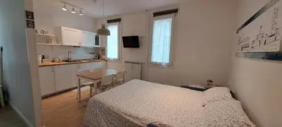 Cucina o angolo cottura di Casa Carlotta al Portello, vicino al centro e all'ospedale
