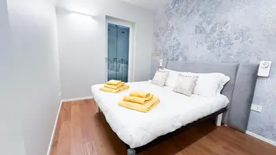 Letto o letti in una camera di Fairmont Seafront Venice Suite by Ca-Sa Check