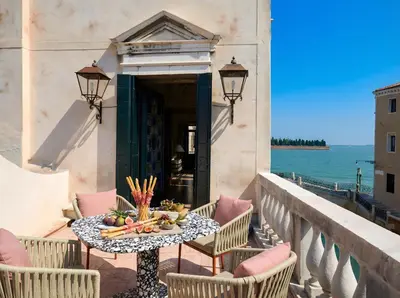 Balcone o terrazza di Palazzo Lena Piano Nobile